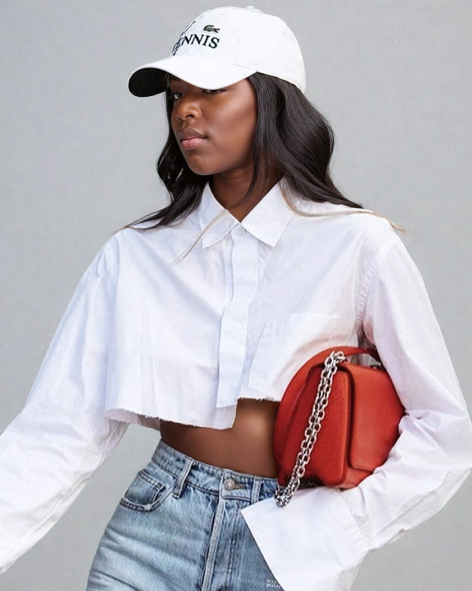 Chic Tailored Crop Top